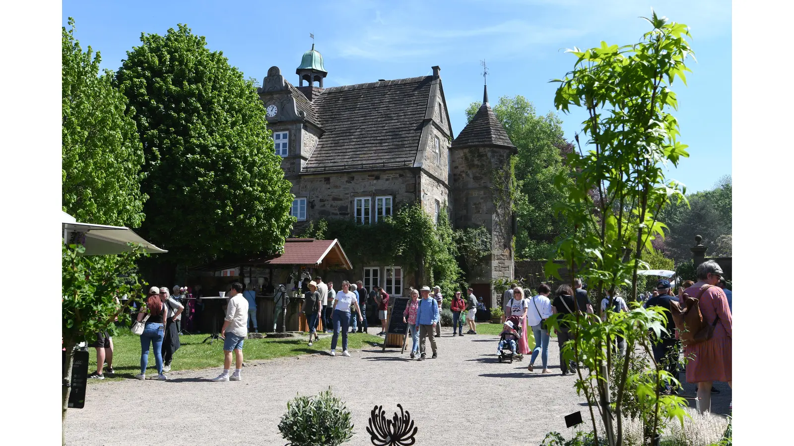 Die Pflanzentage auf dem Rittergut Remeringhausen regen zu Gestaltungsideen für das eigene Grundstück an.  (Foto: nd)