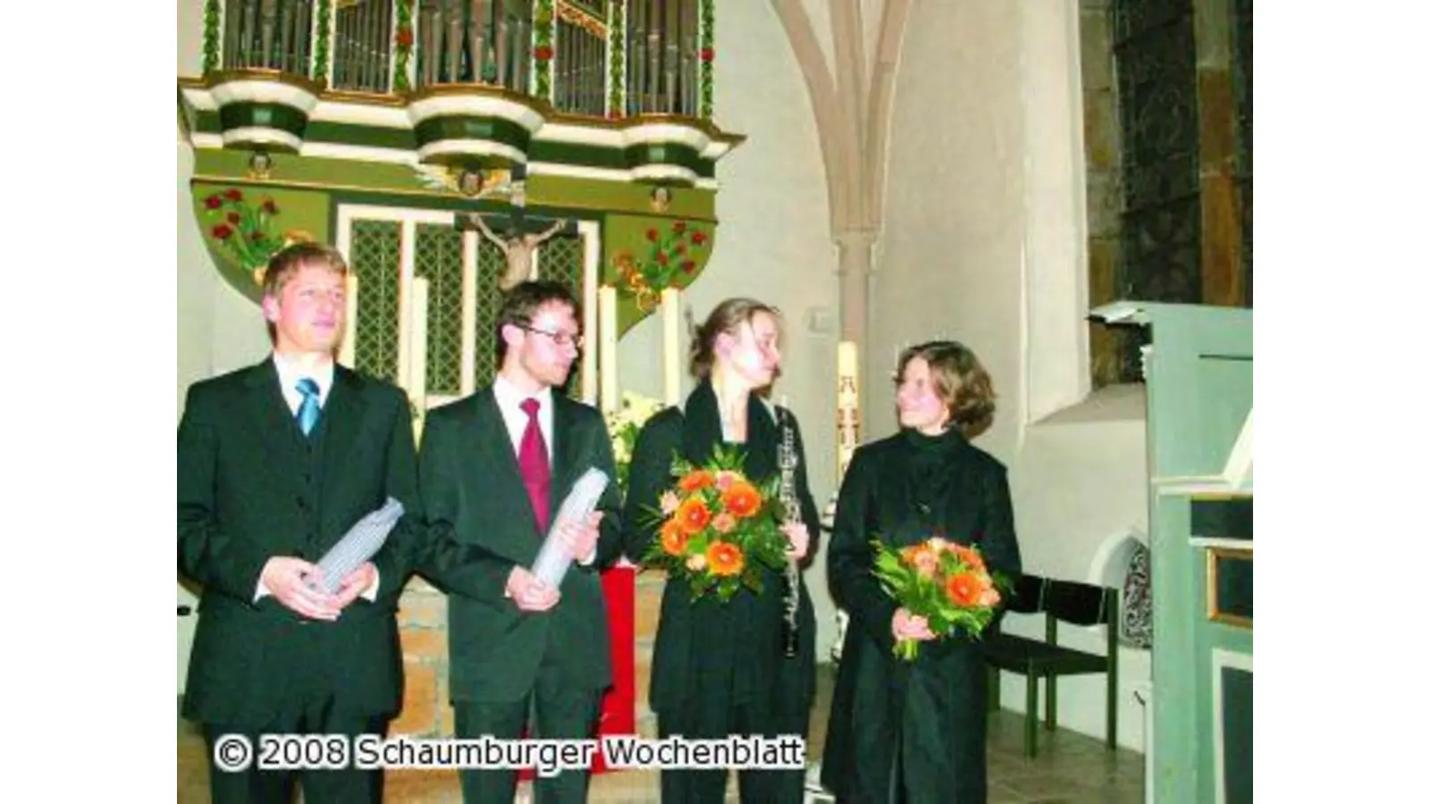 Barocke Meister sorgen für akustische Höhenflüge in der gefüllten Dorfkirche (Foto: nb)