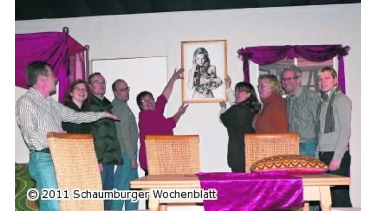 Hier liegen zwei in einem Bett (Foto: al)