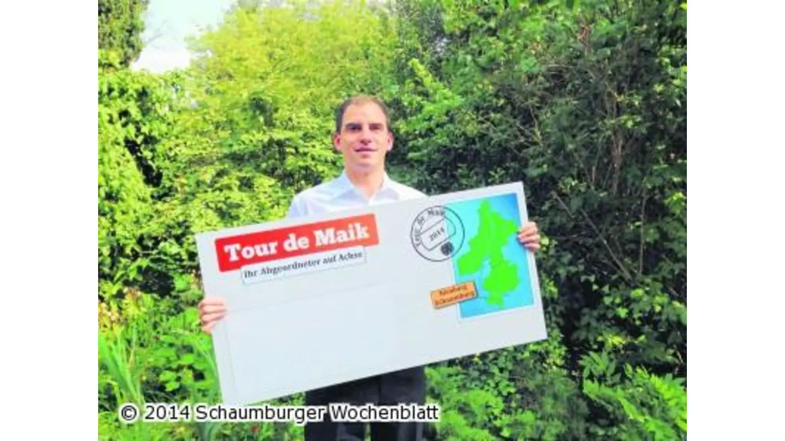 Ein Abgeordneter auf Achse (Foto: mk)