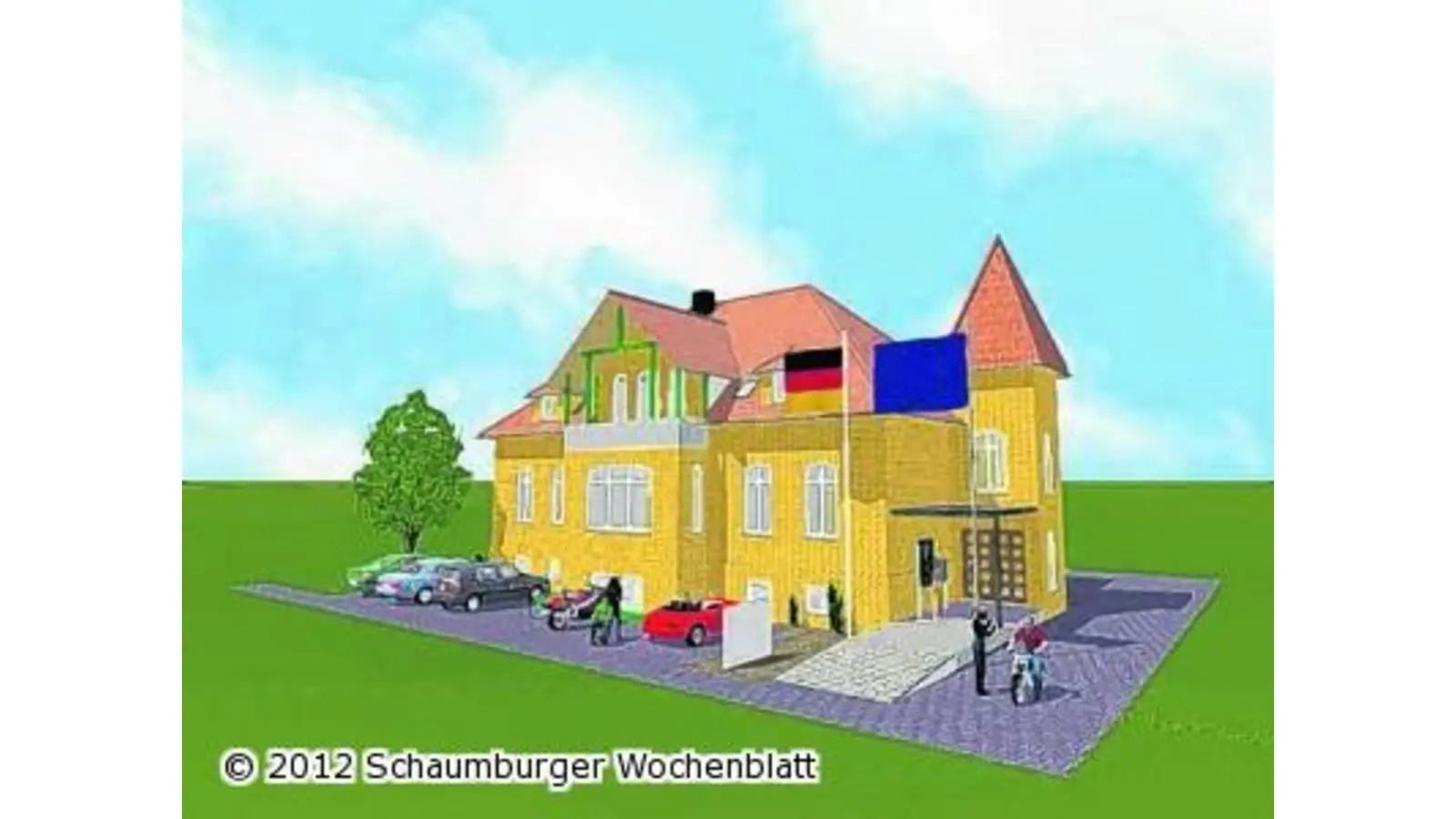18 Parkplätze für die Rathaus-Mitarbeiter (Foto: us)