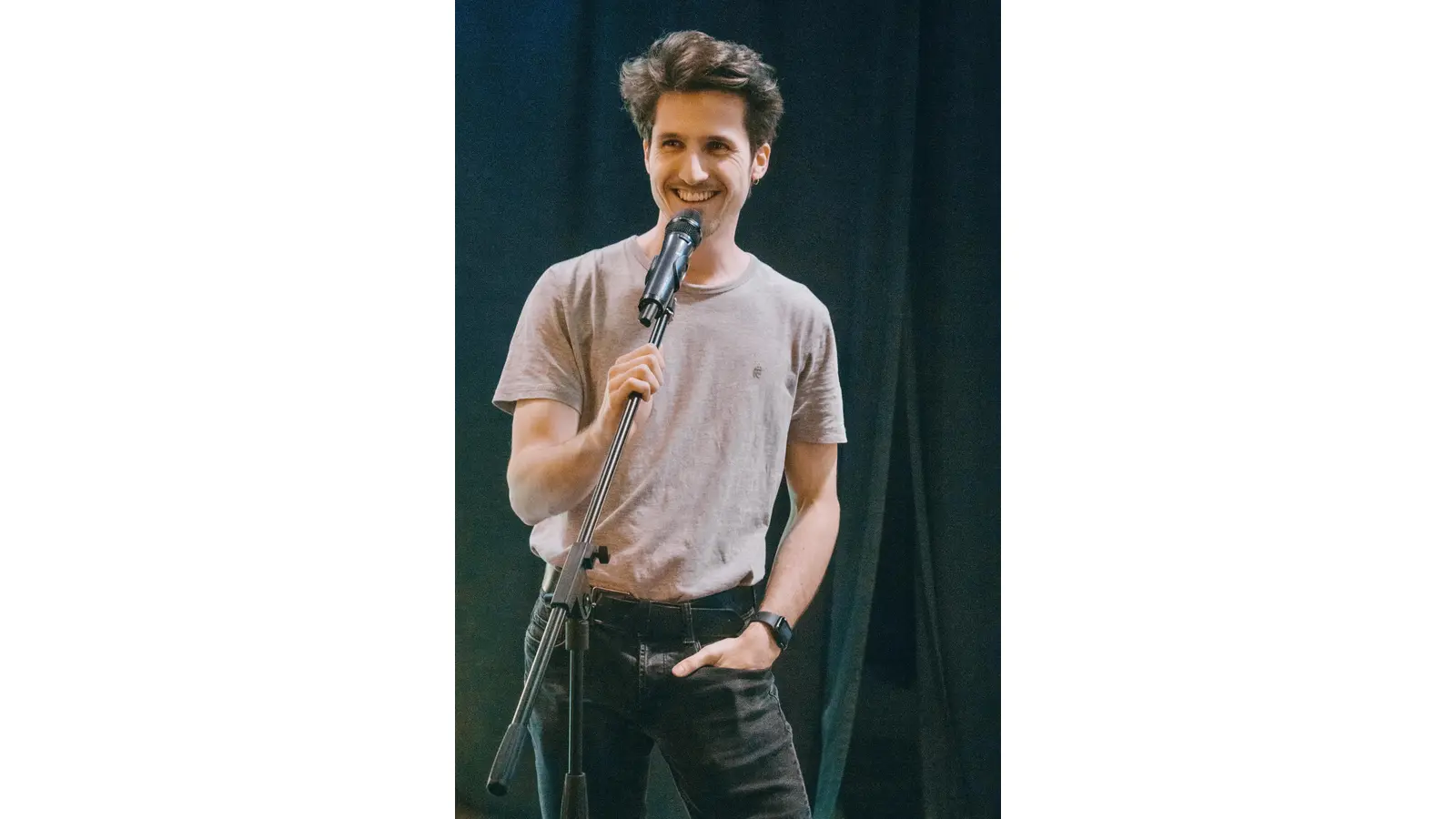 Rouven Rossol moderiert erstmals den Poetry Slam in der Alten Polizei.  (Foto: privat)