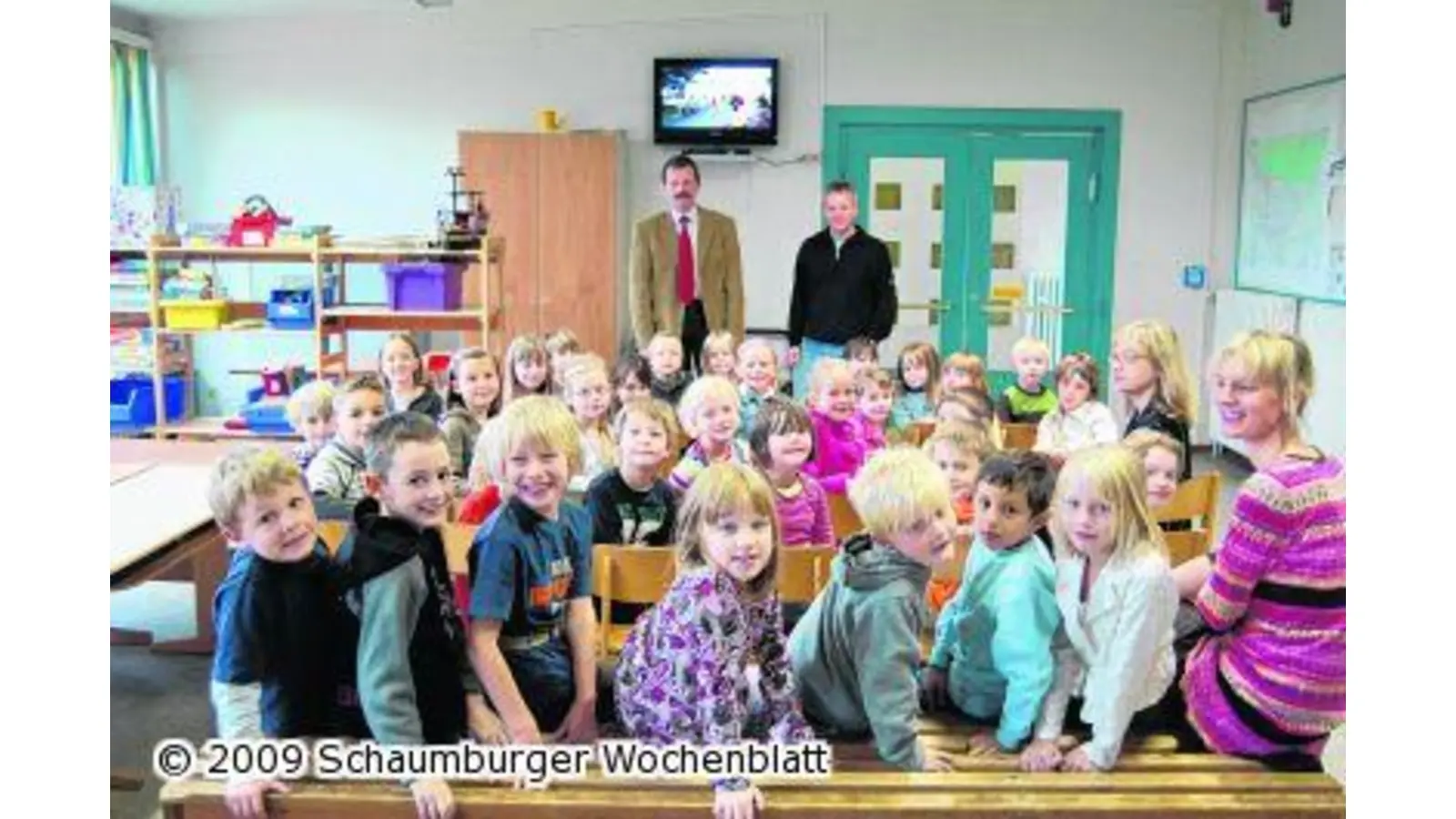 Dia-Schau auf Flachbildfernseher (Foto: ste)