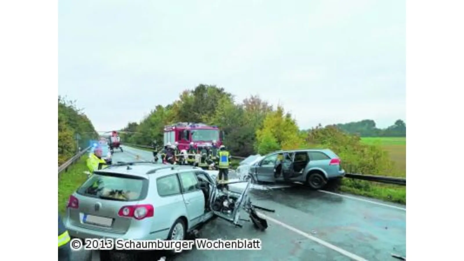 Schwerer Unfall auf der Umgehungsstraße (Foto: ste)