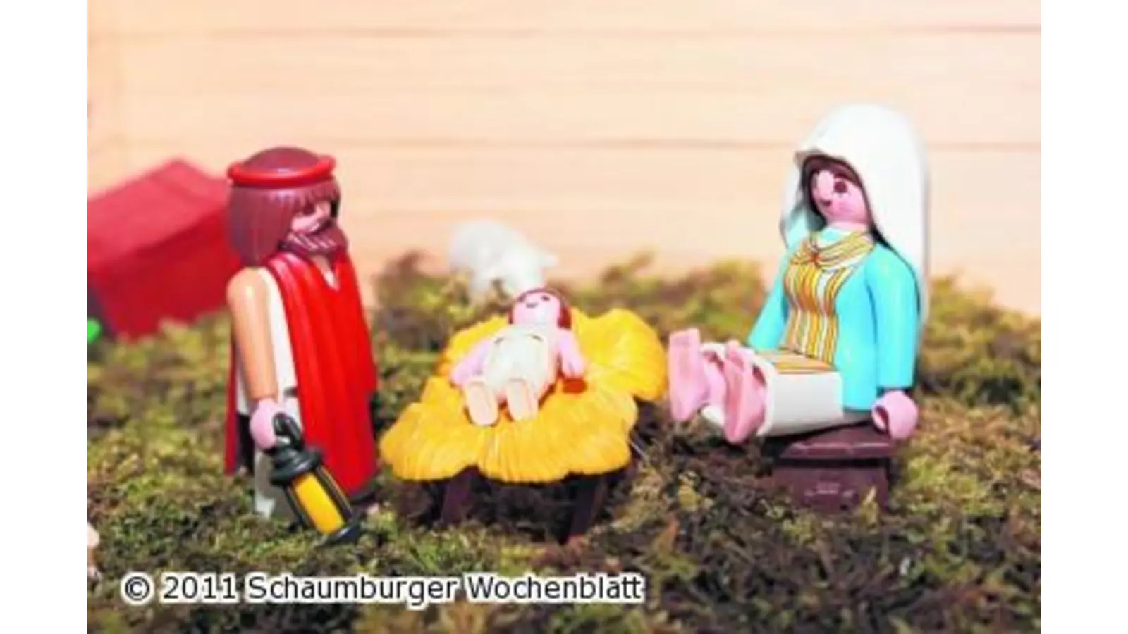Weihnachtsfest mit der Playmobil-Krippe (Foto: red)