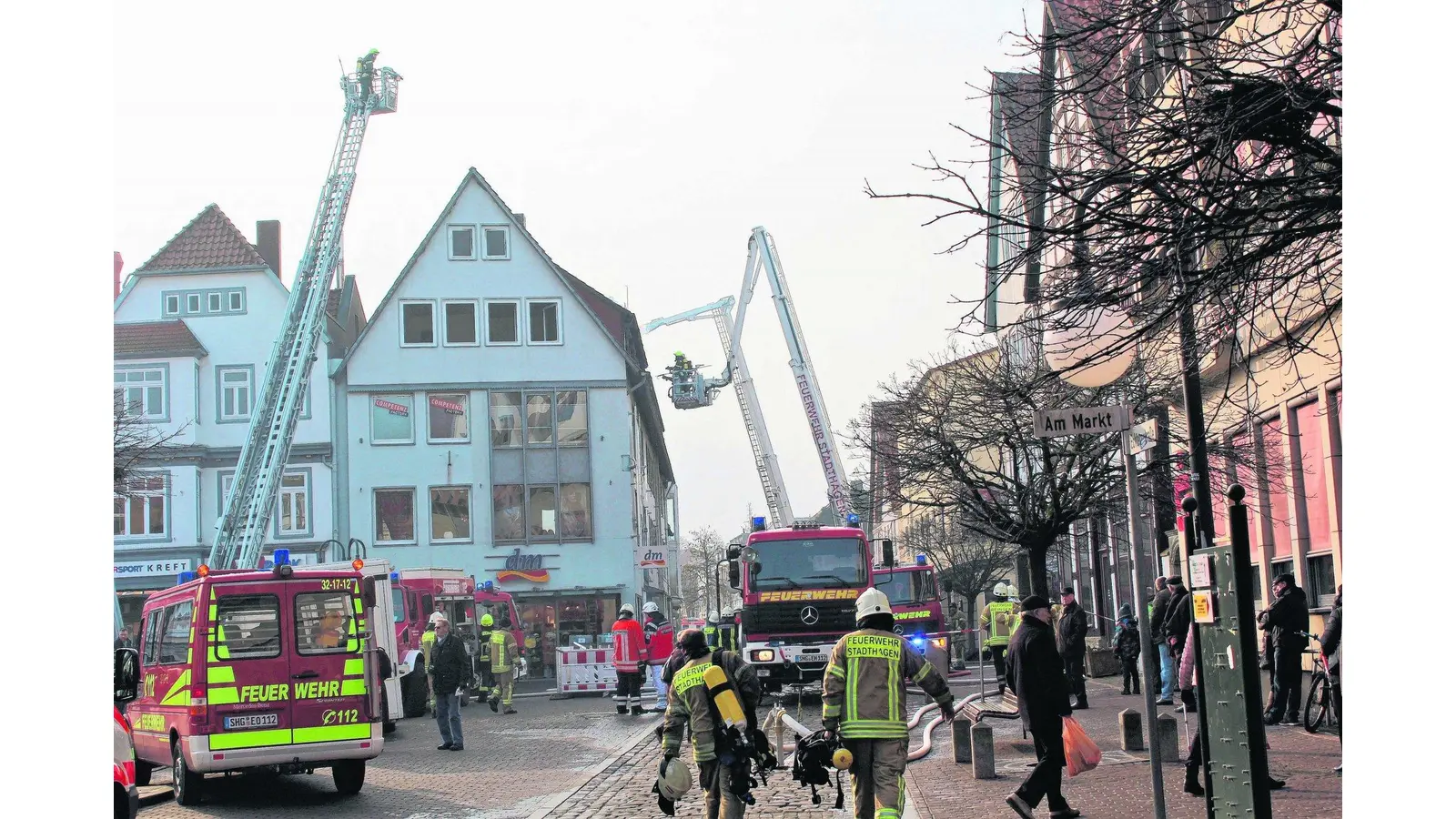 Feuergefahr in enger Bebauung (Foto: bb)
