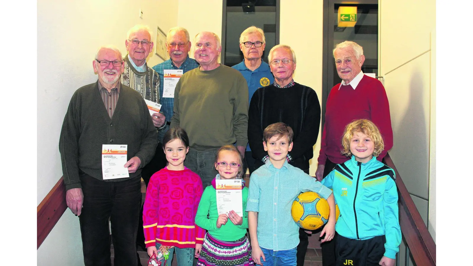 Mit stolzen 85 Jahren noch sportlich aktiv (Foto: ag)