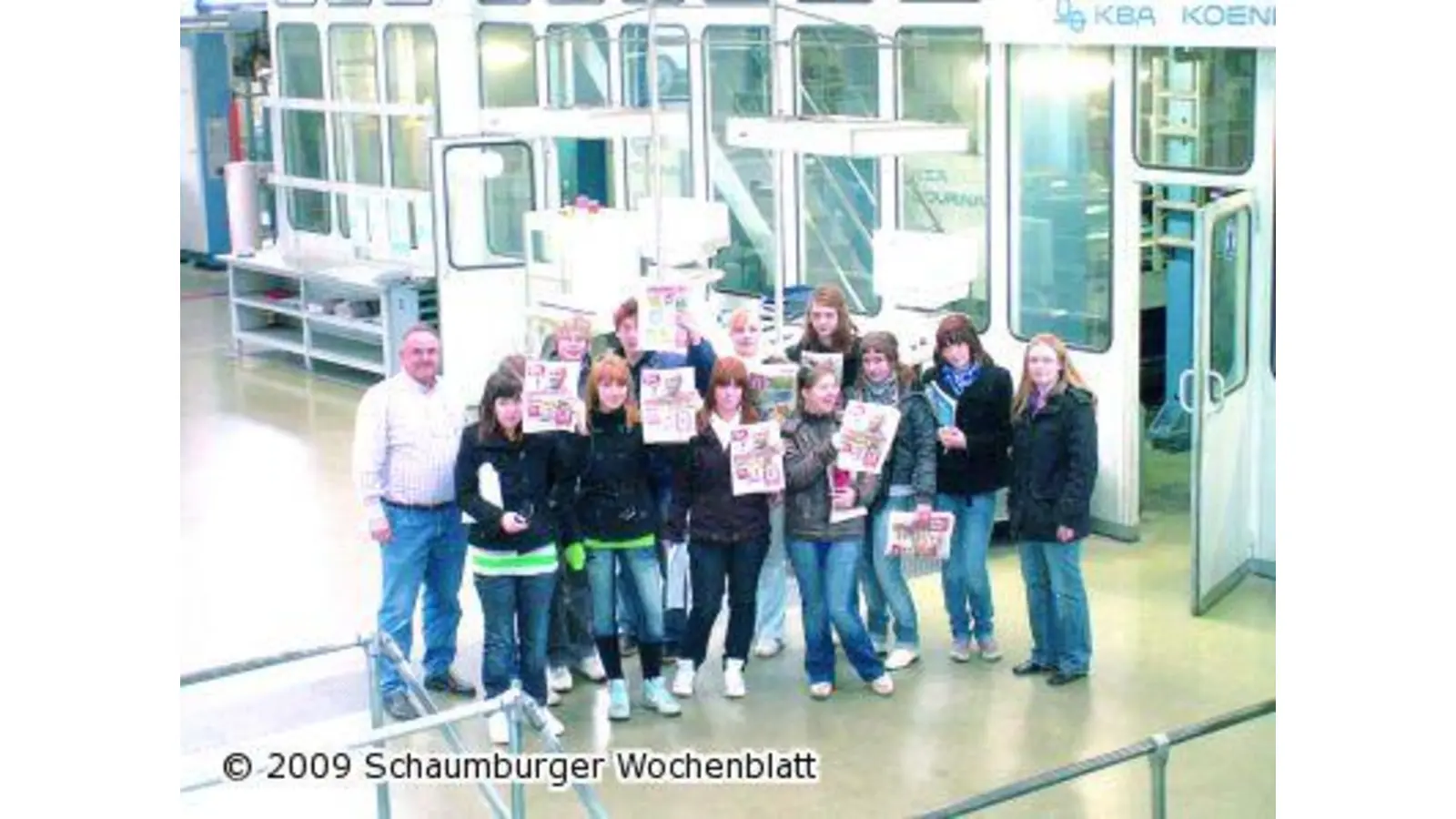 Schüler orientieren sich (Foto: mk)