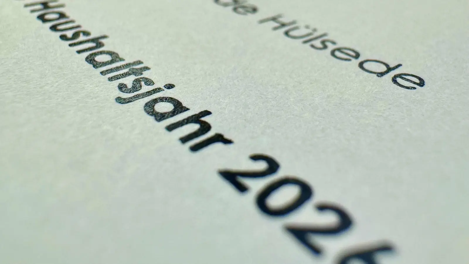 Haushalt 2026: Ausgeglichen. (Foto: privat)