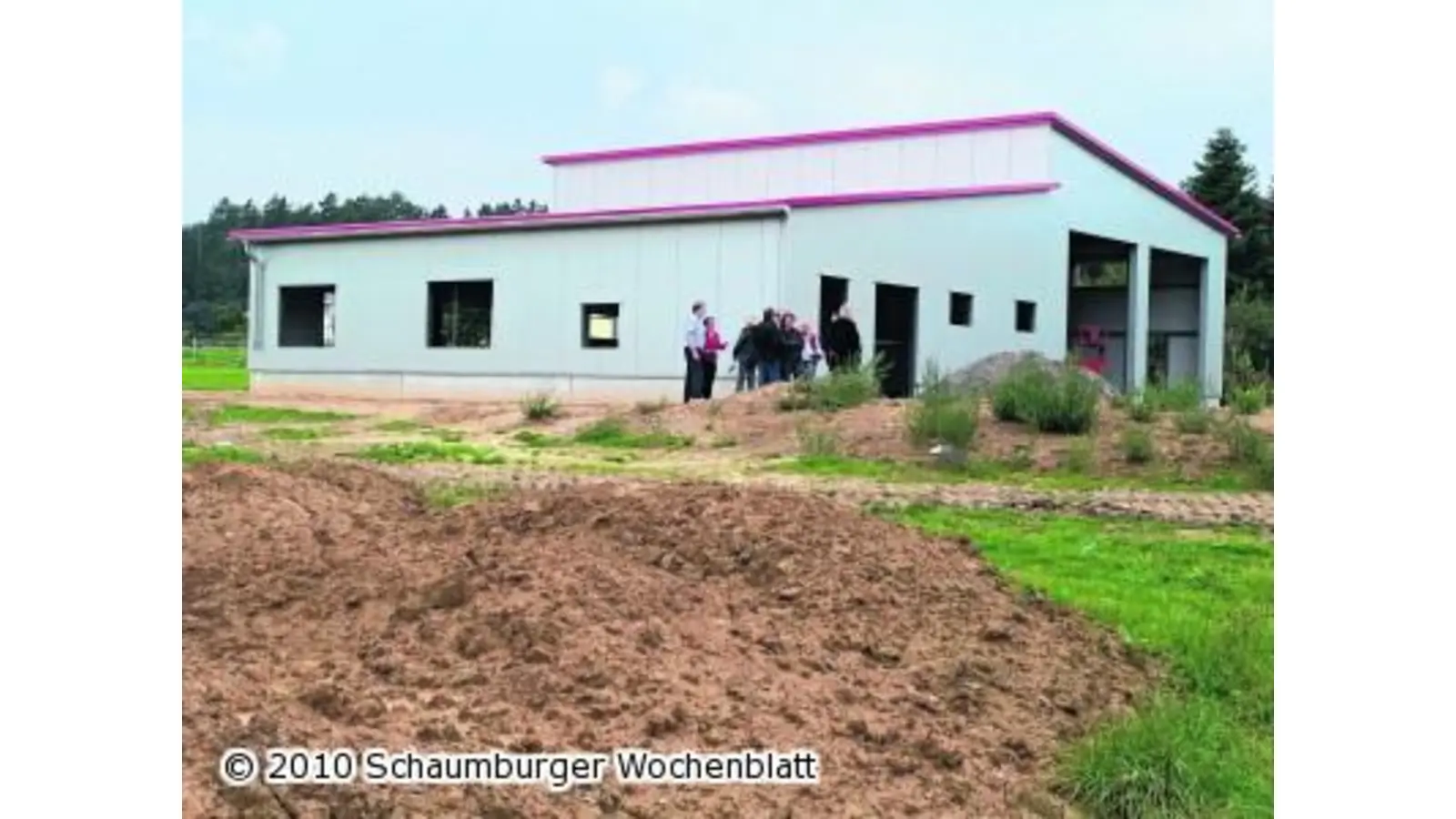 Das neue Haus nimmt Formen an (Foto: al)
