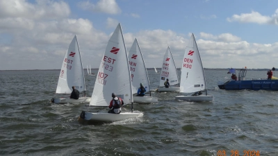 Die Boote kurz vor der Ziellinie.  (Foto: privat)