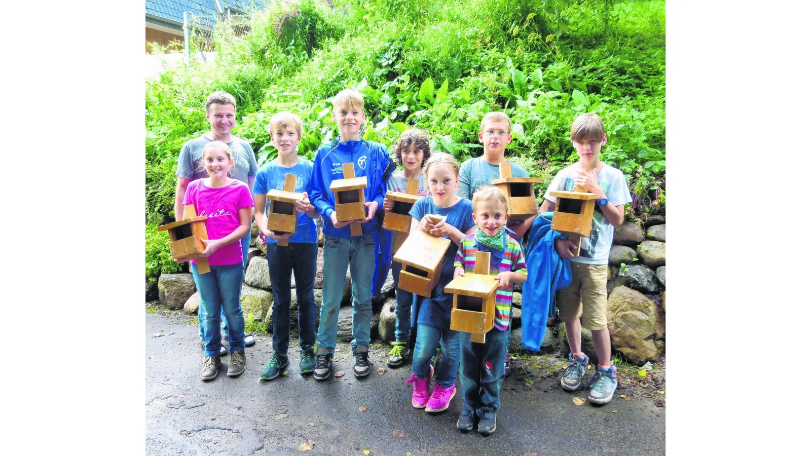 Bastelaktion fällt fast ins Wasser (Foto: mk)