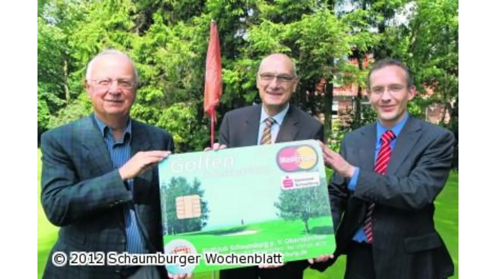 Beim Bezahlen für den Golfclub werben (Foto: bb)
