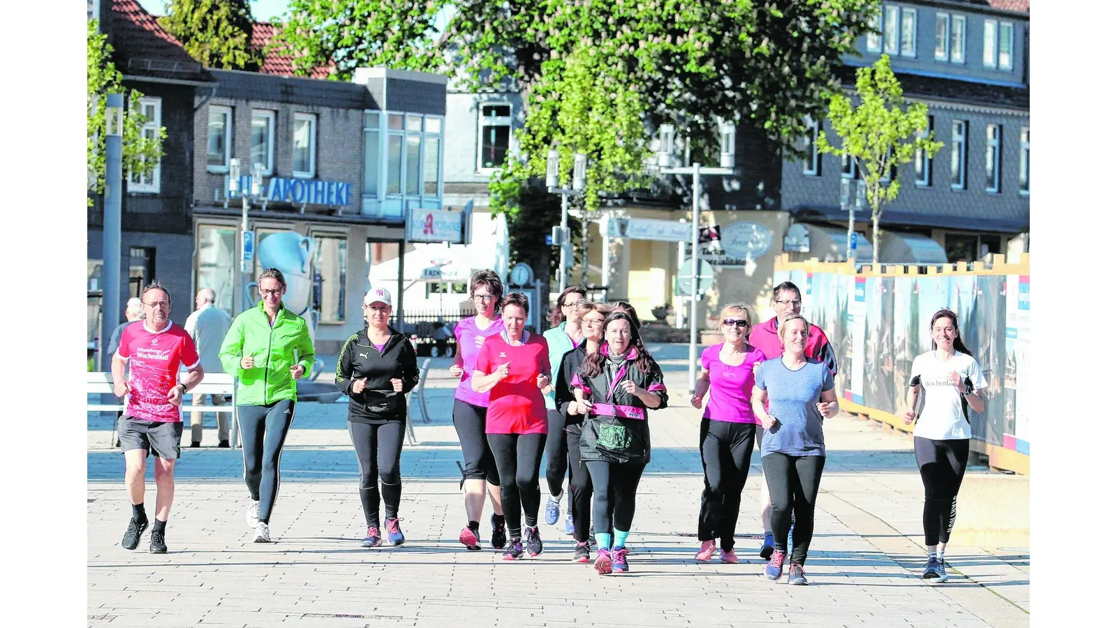 Tempo aufnehmen für den Kurparklauf (Foto: red)