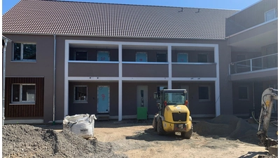 Im Bau: Die Wohnanlage der Lebenshilfe in Luthe. (Foto: Lebenshilfe)