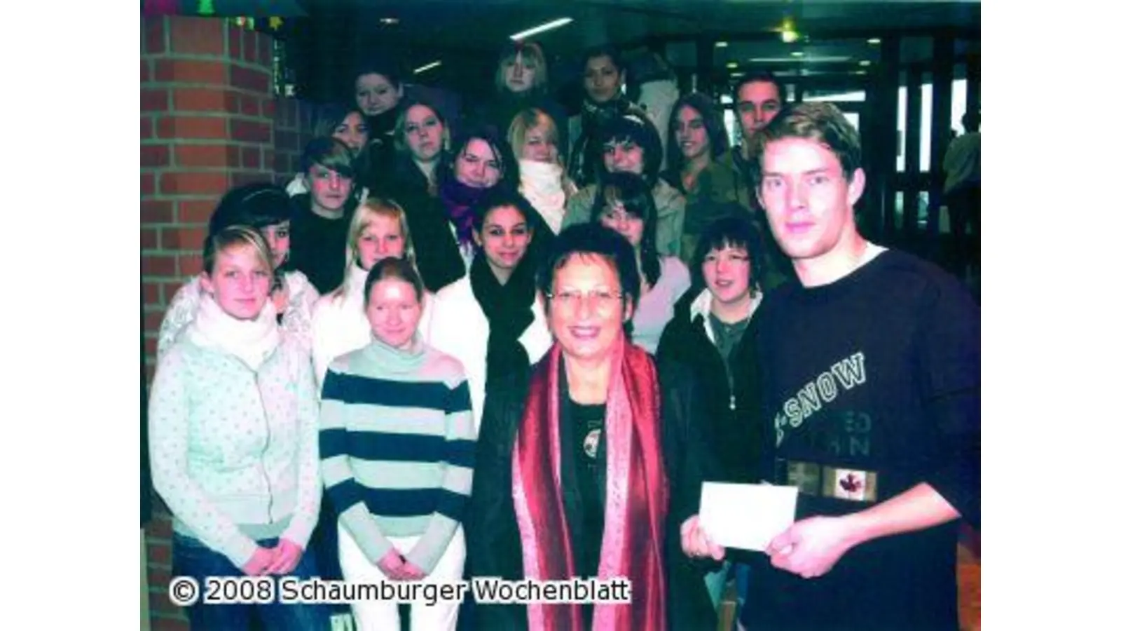 Schüler-Spende an die Silvesterinitiative (Foto: km)