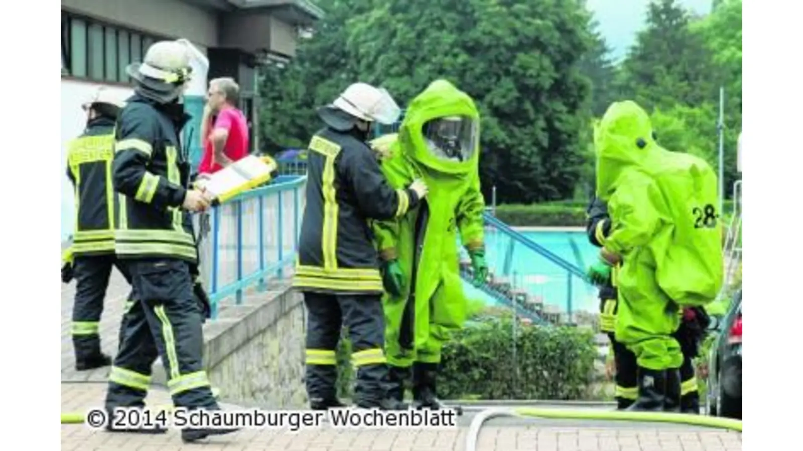 Chlorgas tritt im Freibad aus (Foto: bb)