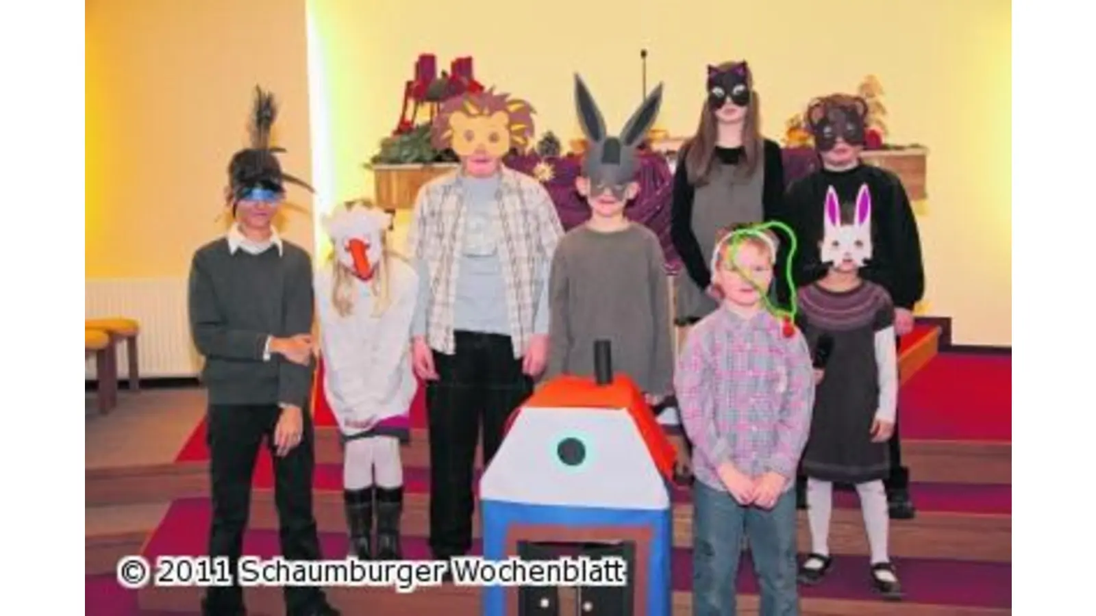 Tiere im Gottesdienst (Foto: em)