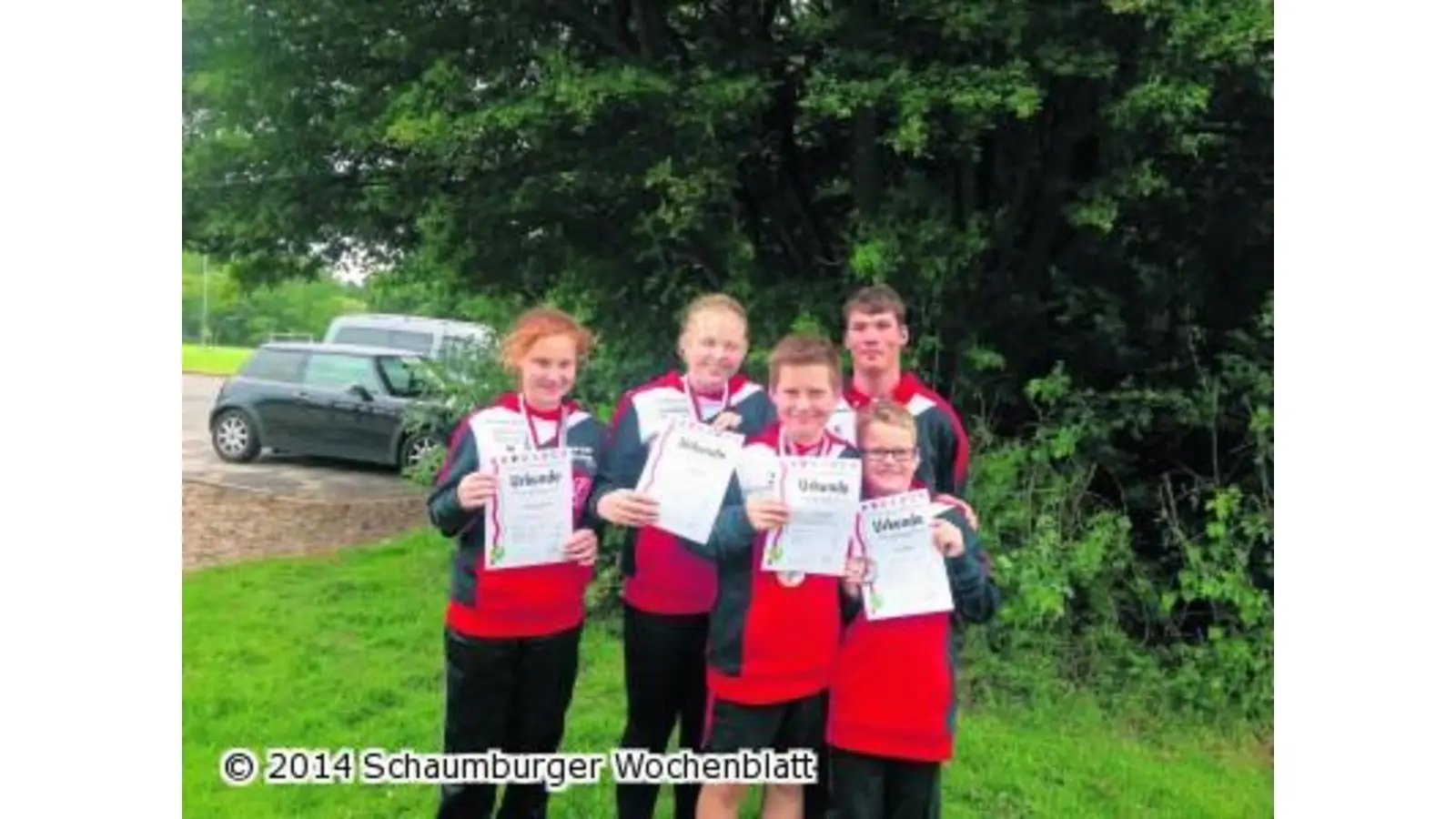 Kreisrekord im Hammerwerfen für zwölfjährigen Sören Klose (Foto: em)