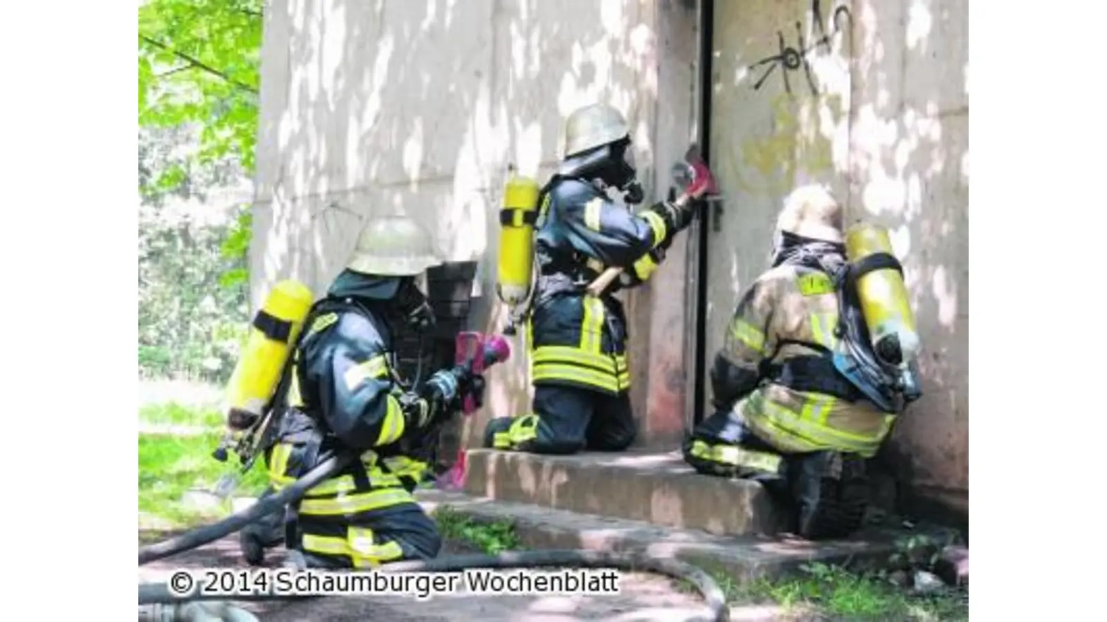 Feuerwehr übt den Ernstfall (Foto: mk)