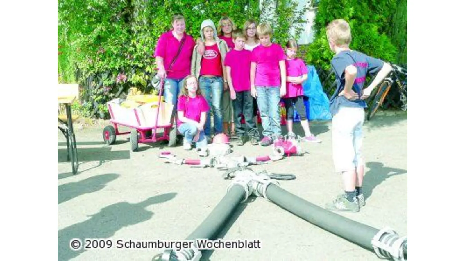 Slalom mit dem Bobbycar (Foto: al)