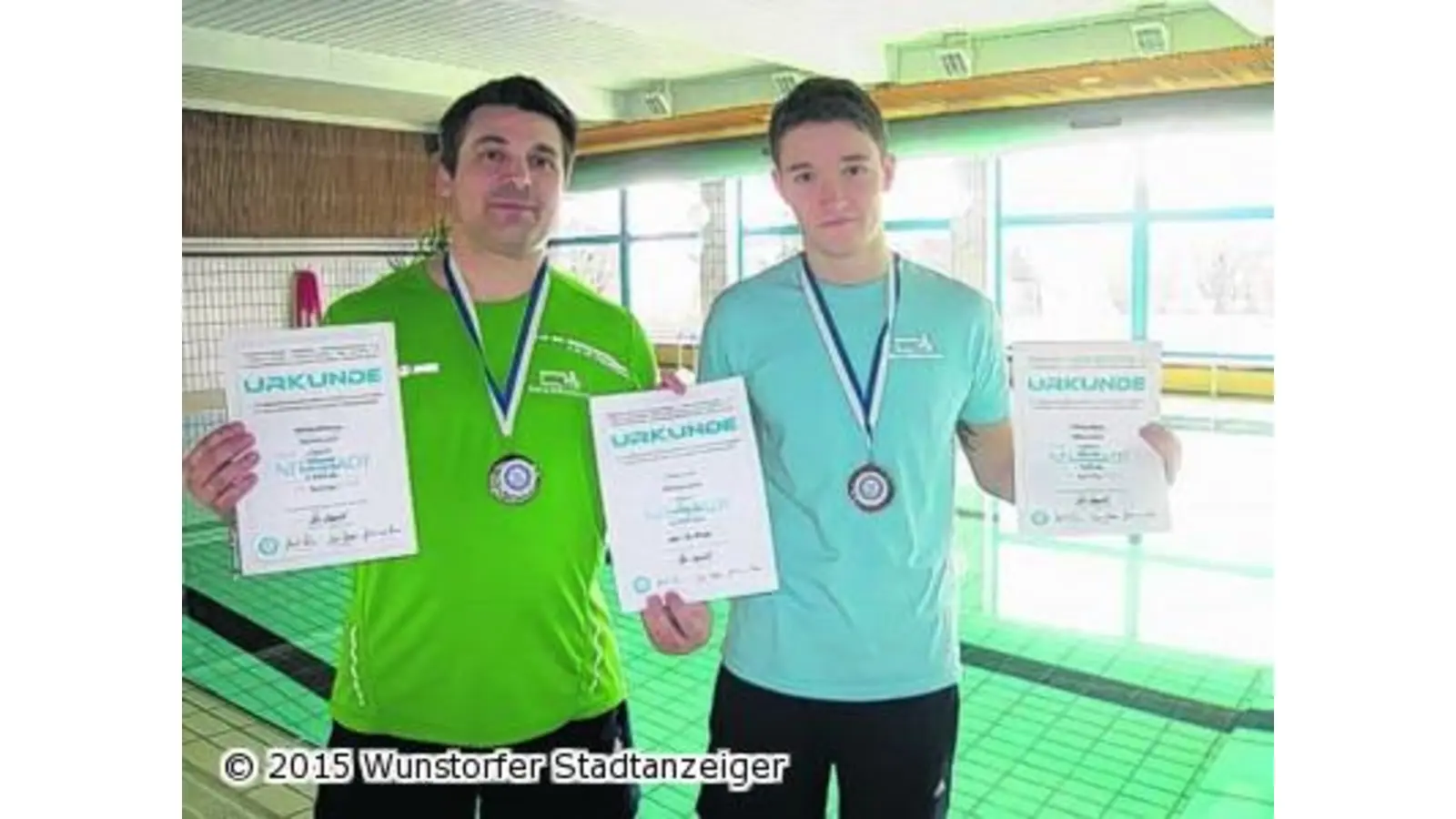 Zwei Medaillen für das Bäderteam (Foto: red)