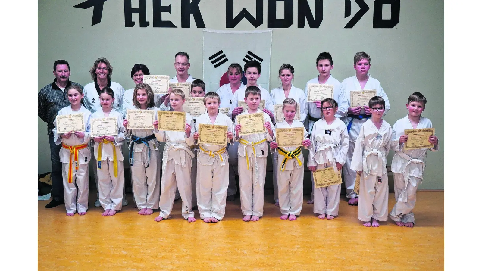 Erfolgreiche Taekwondo-Prüfungen (Foto: jan)
