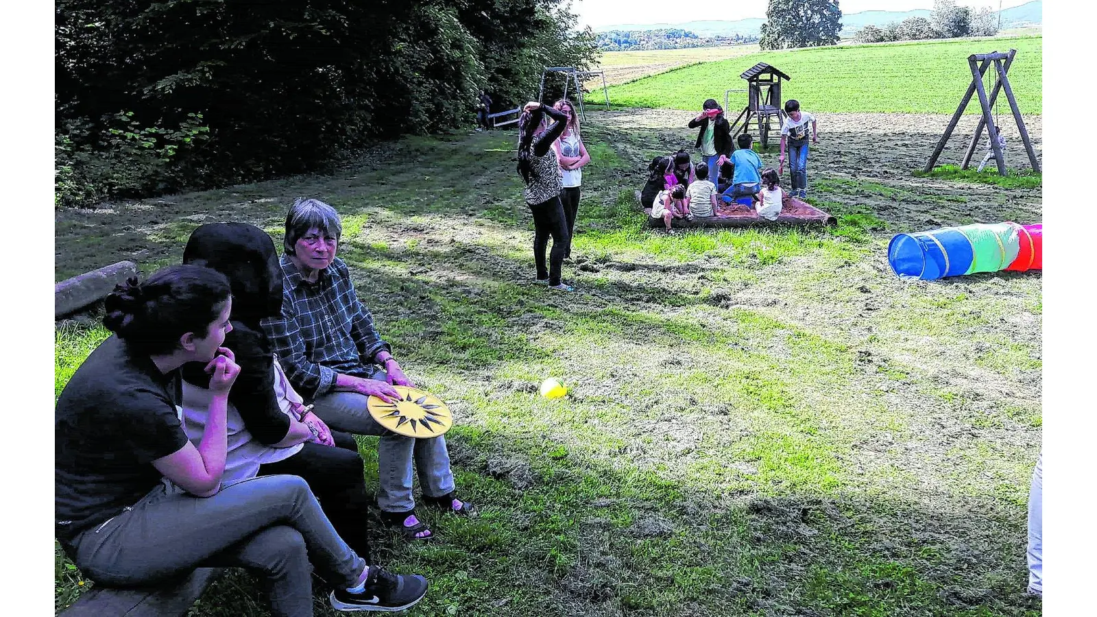 Kinderschutzbund sorgt für viel Spaß auf dem Spielplatz (Foto: km)