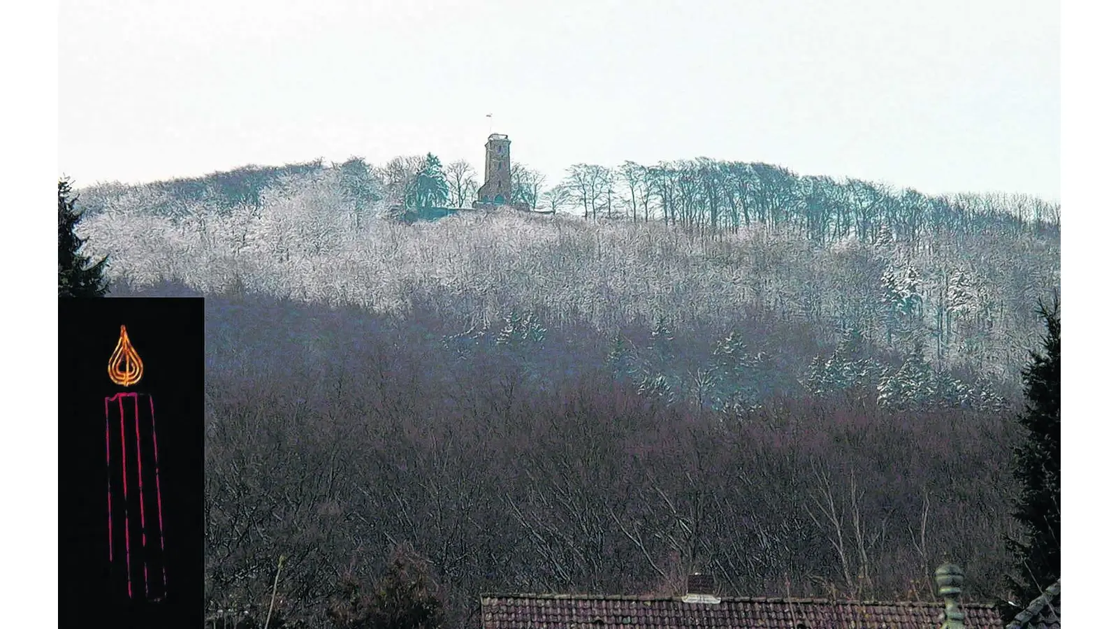 Plötzliches Winter-Ambiente (Foto: km)