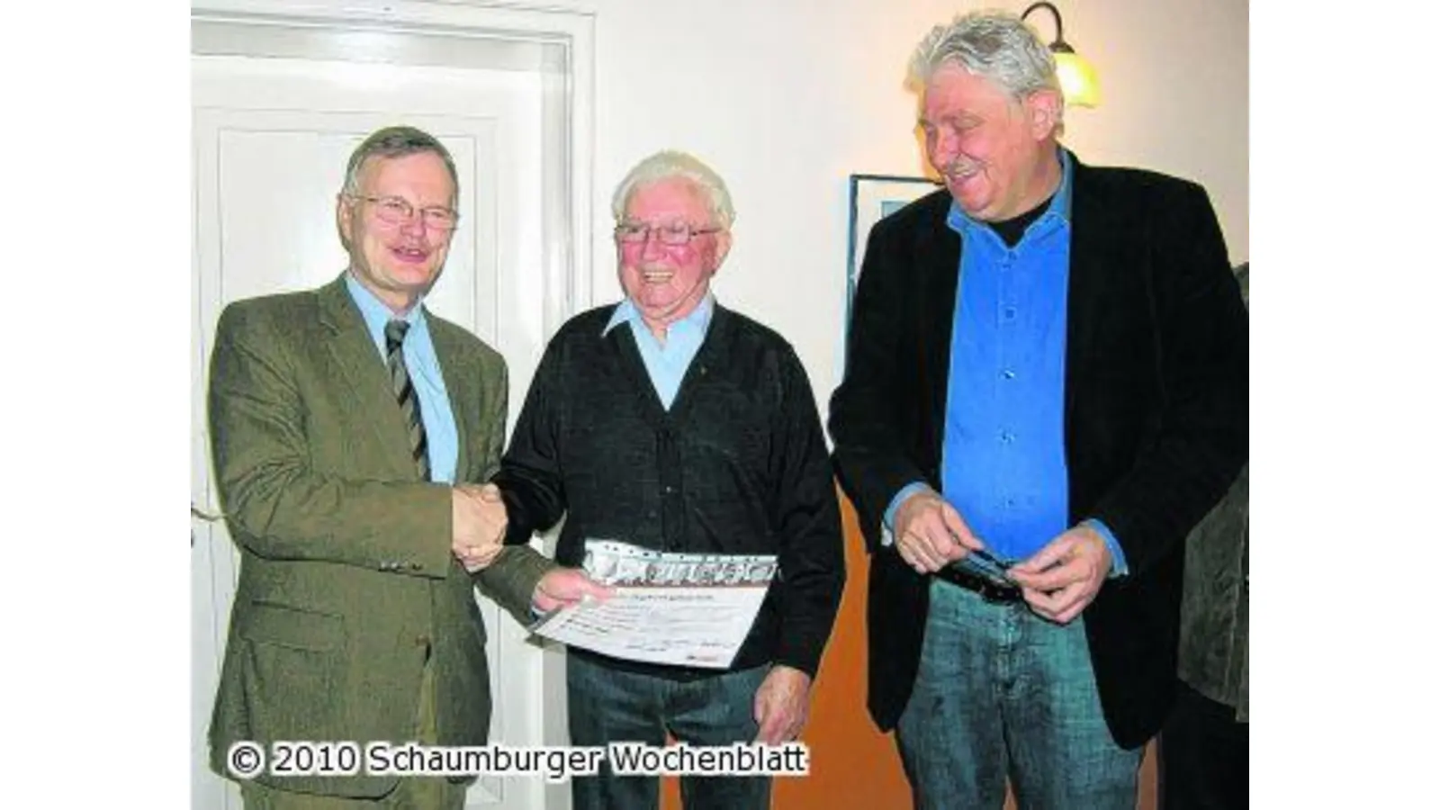Hans Geiges wird geehrt (Foto: ste)