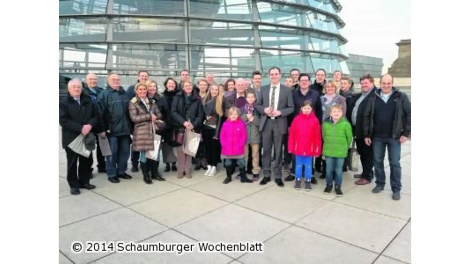 Bückeburger besuchen Abgeordneten in Berlin (Foto: em)