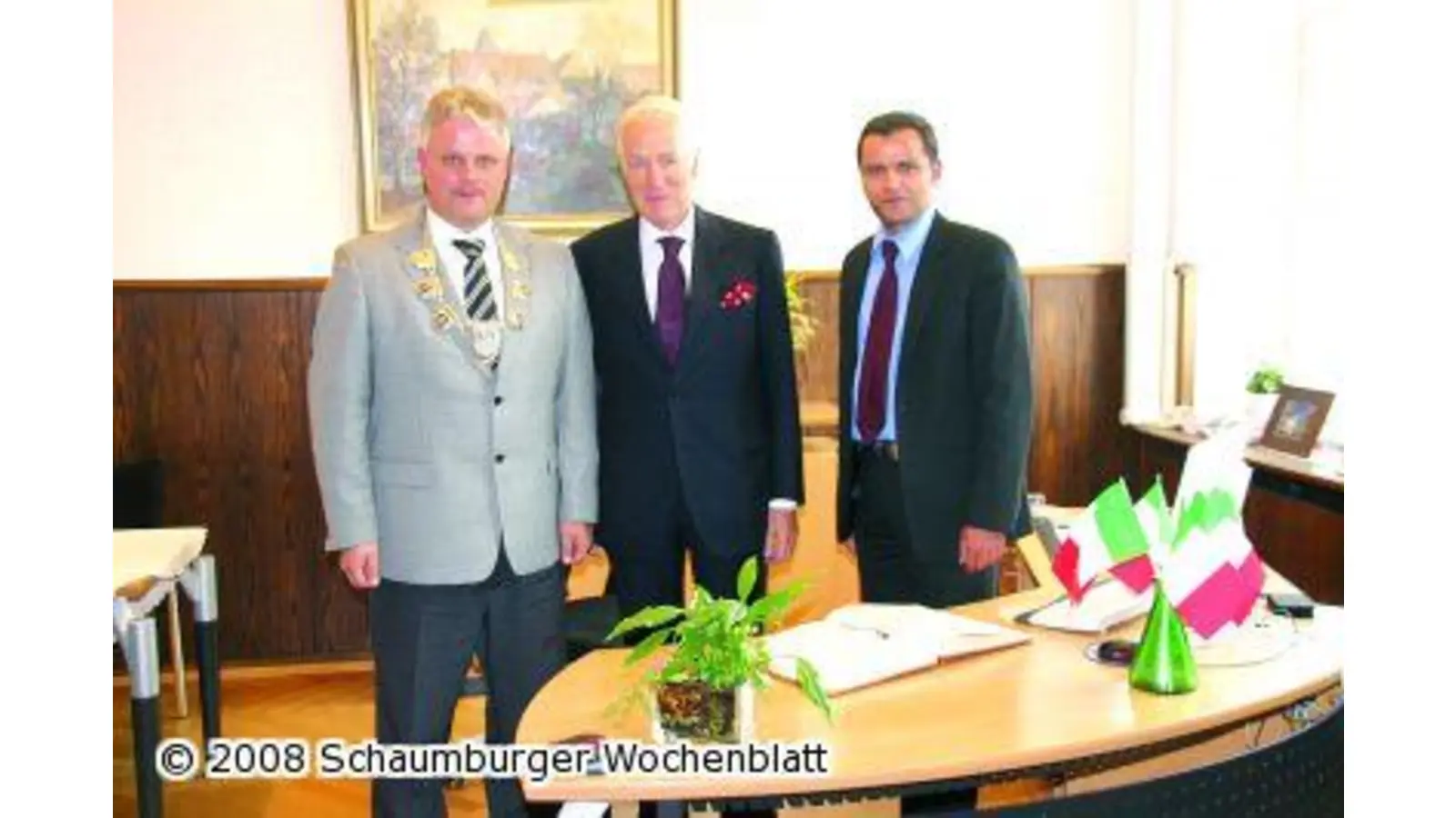 Italienischer Botschafter besucht Obernkirchen (Foto: red)
