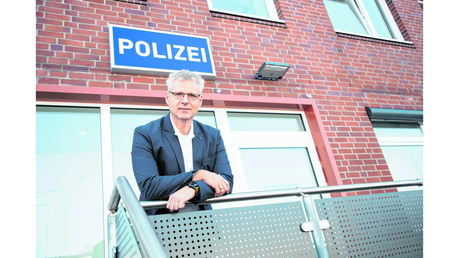 Die Polizei hat sich schon gut eingelebt (Foto: red)