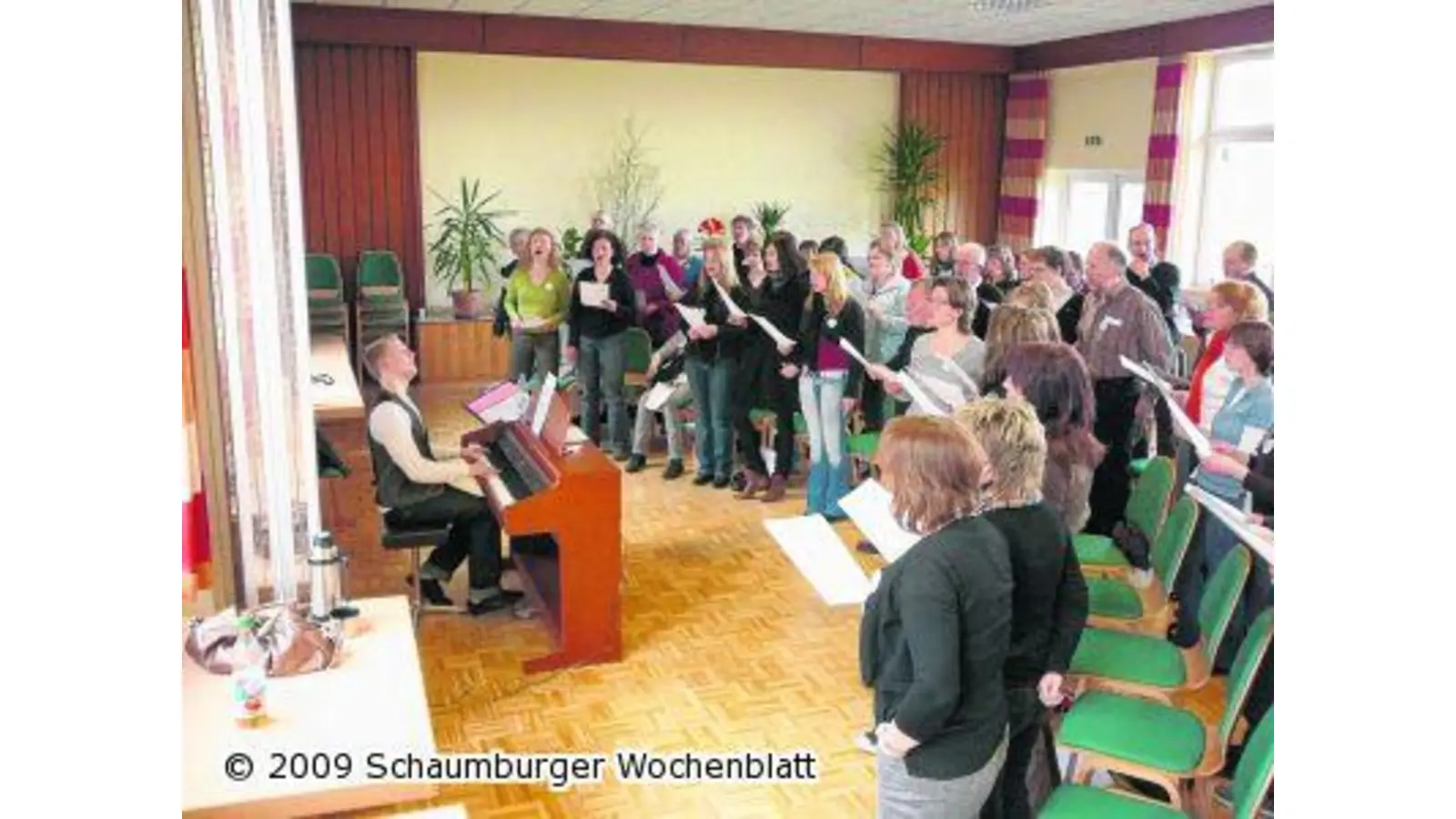 Gemeinsam mit Freude gospeln (Foto: ih)