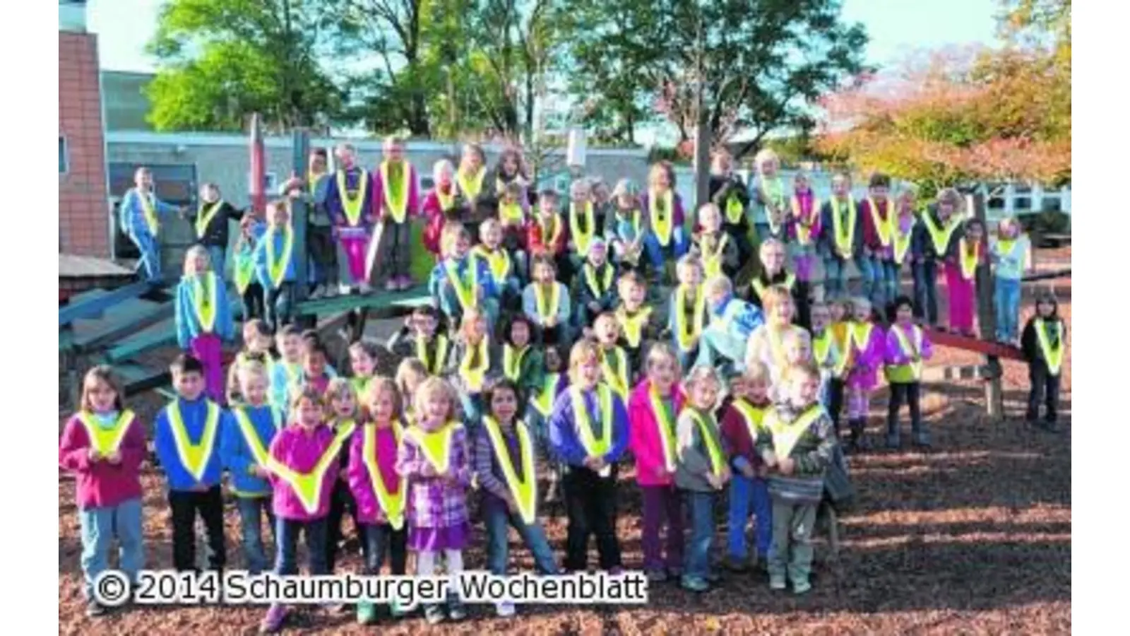 Damit auf dem Weg zur Schule nichts passiert (Foto: bt)
