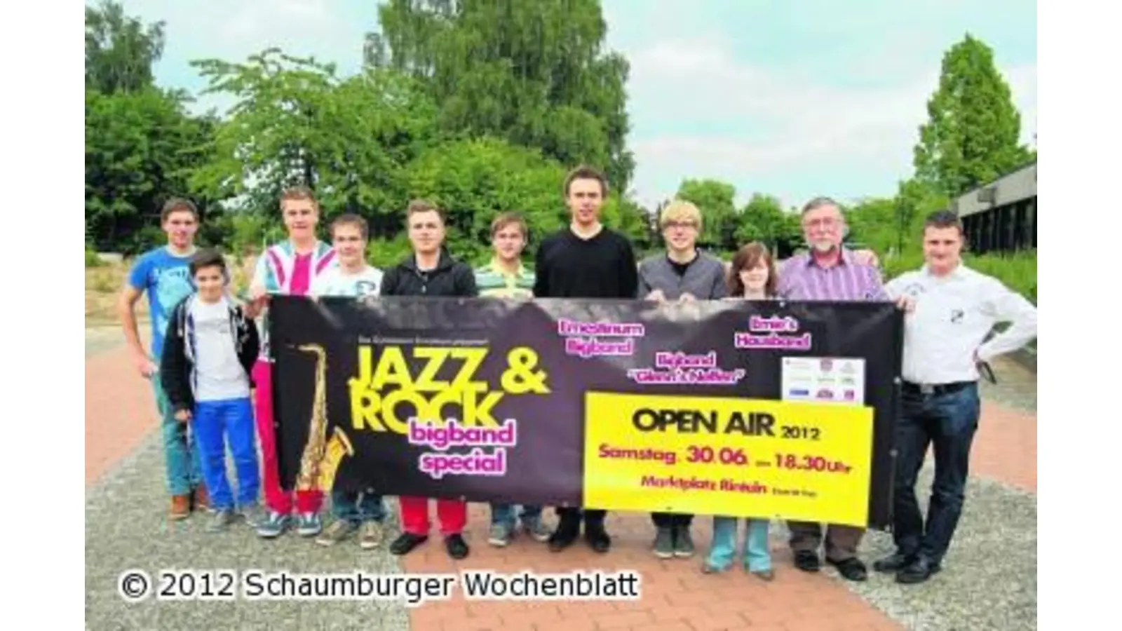 Ein kleines Stadtfest auf dem Marktplatz (Foto: red)