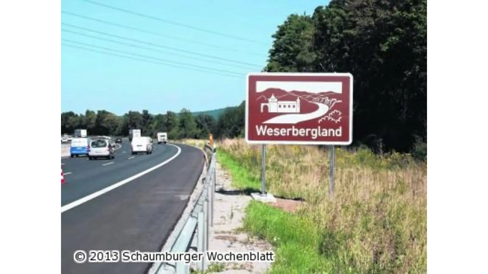 Das Weserbergland wirbt (Foto: em)