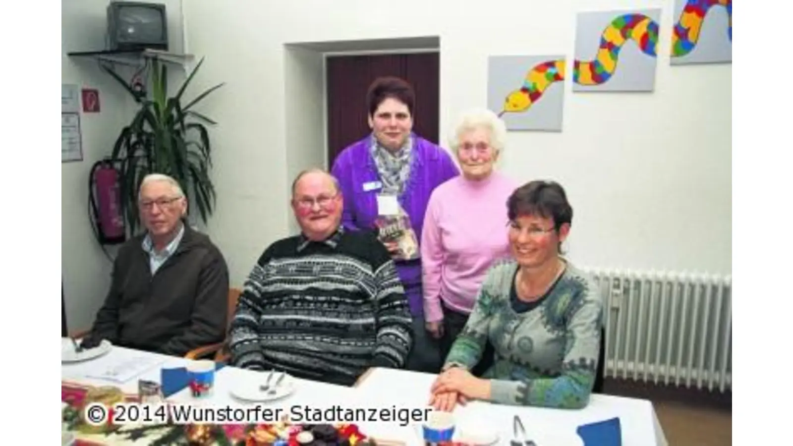 Gemütliche Feier in der Tagespflege (Foto: gi)