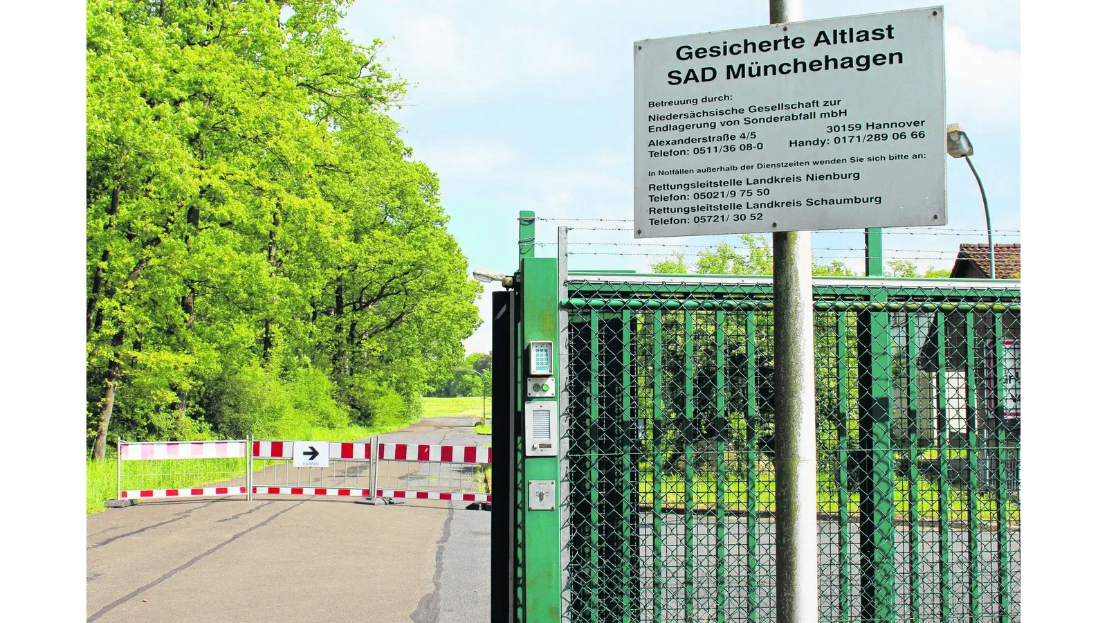 Der Giftmüll soll jetzt endlich weg (Foto: jan)