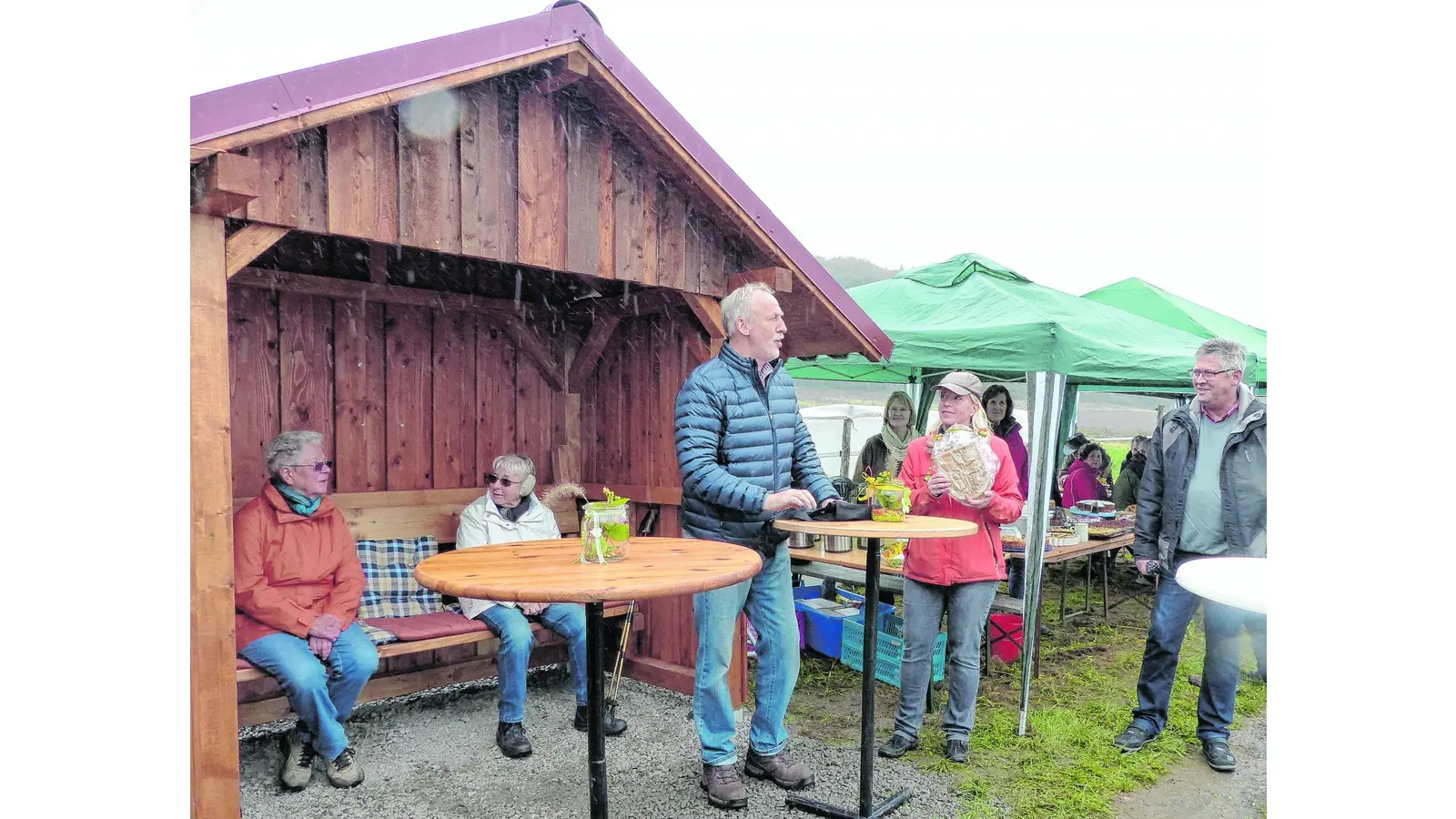 Hütte für Wanderer und Feuerwerkgenießer (Foto: al)
