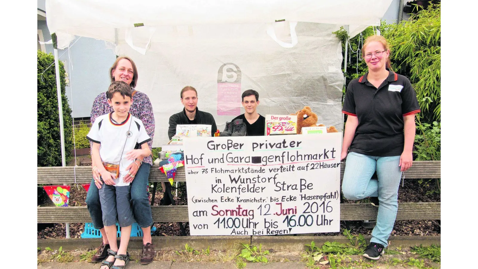 Hof-Flohmarkt ist ein Erfolg auf ganzer Linie (Foto: gi)