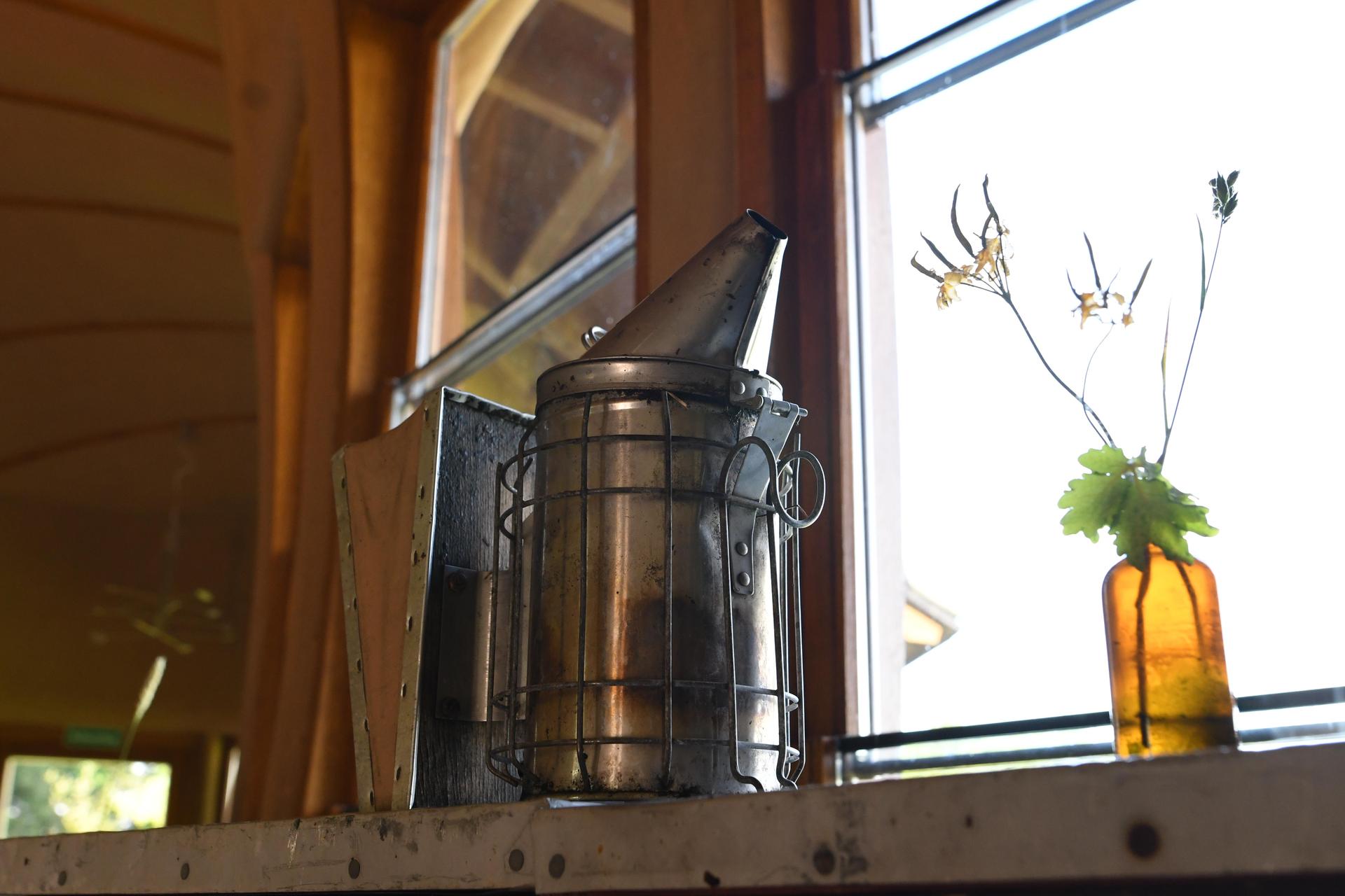 Am Bienenhaus. (Foto: nd)