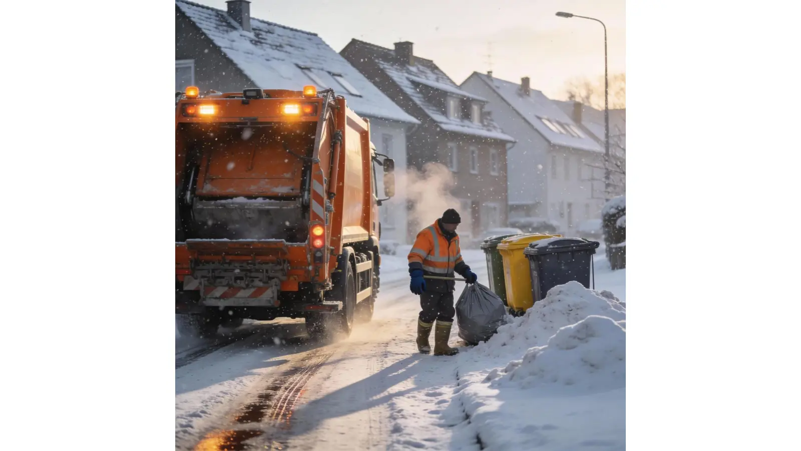 Am Mittwoch, 28. Januar meldet die AWS mögliche Einschränkungen in der Müllabfuhr. (Foto: red)