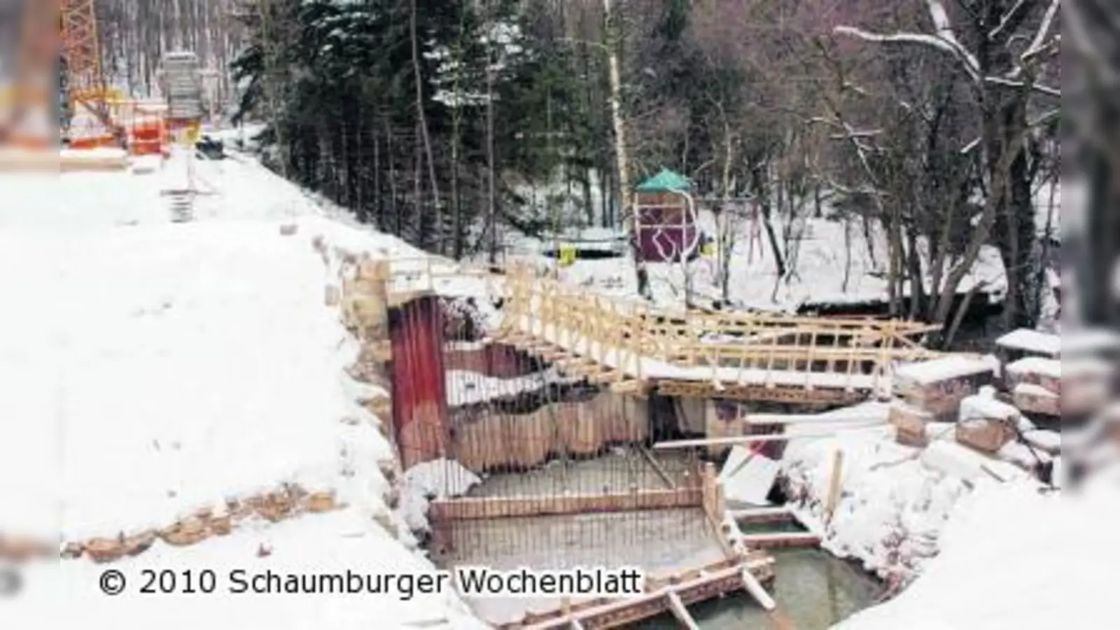 Winterpause bei Brückenbau (Foto: tt)