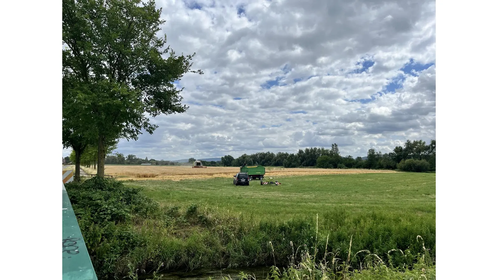 Die Ernte läuft. (Foto: nd)