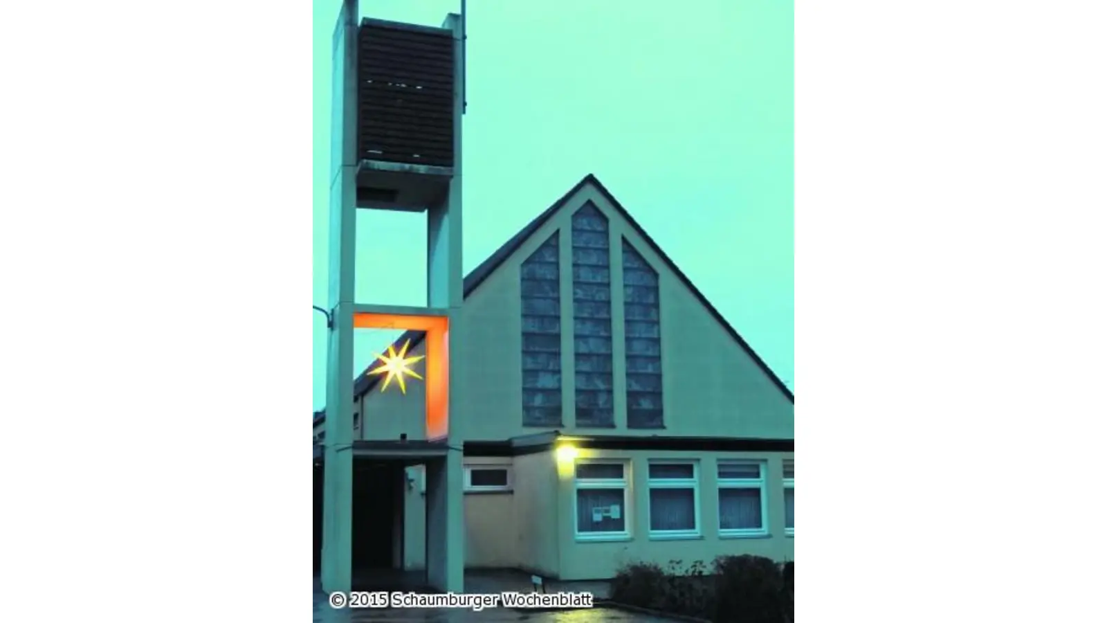 Herrnhuter Stern statt Lichterbaum (Foto: al)