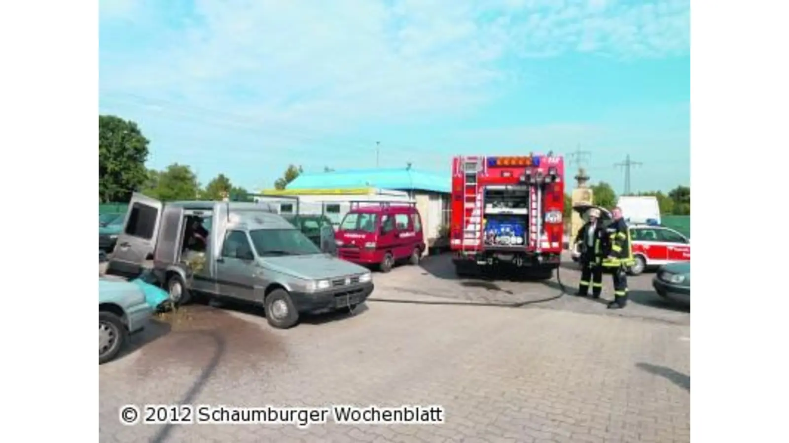 Schon wieder ein Einsatz für die Rintelner Feuerwehr (Foto: ste)
