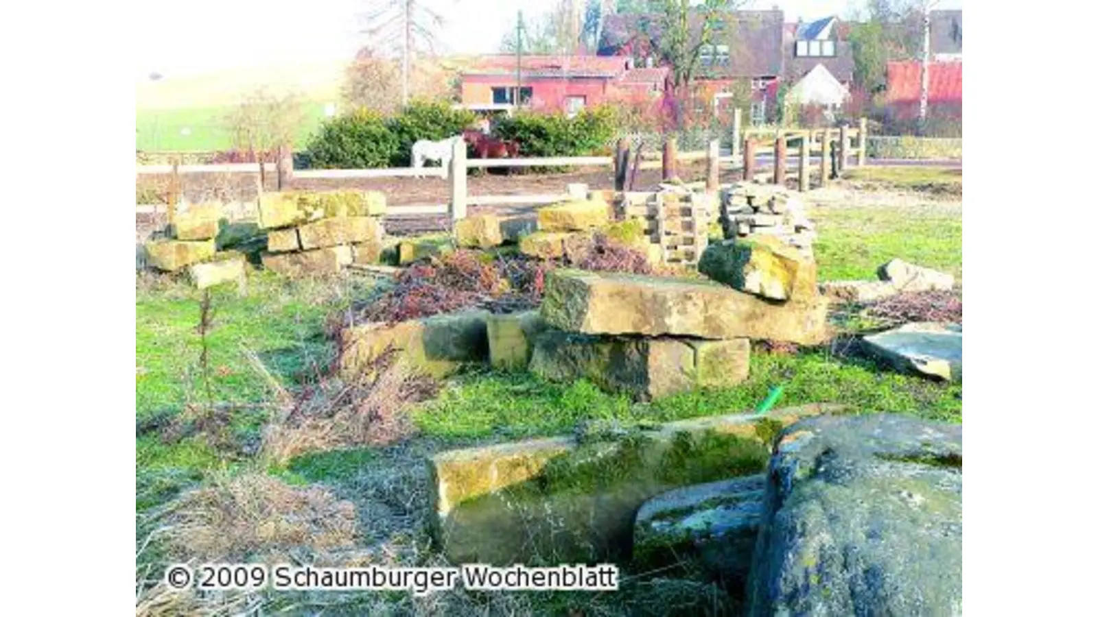 Satteldach für das neue Häuschen (Foto: al)
