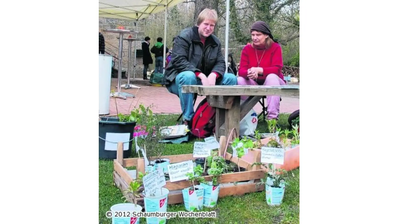 Ambiente des Bruchhofs begeistert die Besucher beim Pflanzentausch (Foto: wtz)