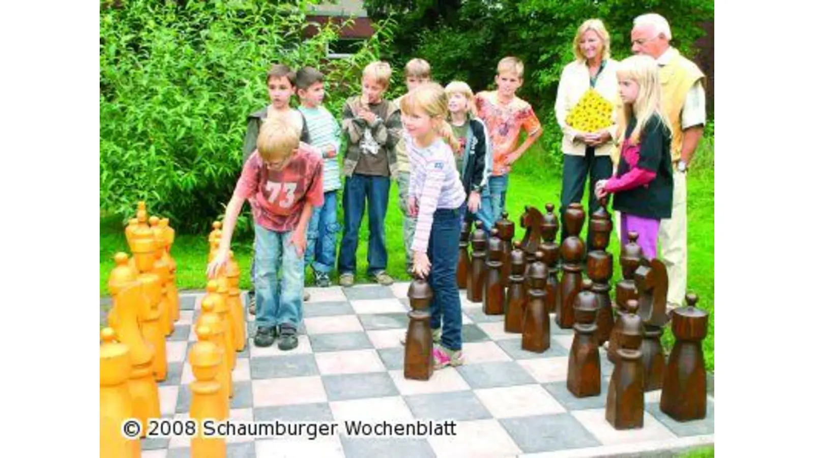 Freilandschach statt Langeweile (Foto: nb)